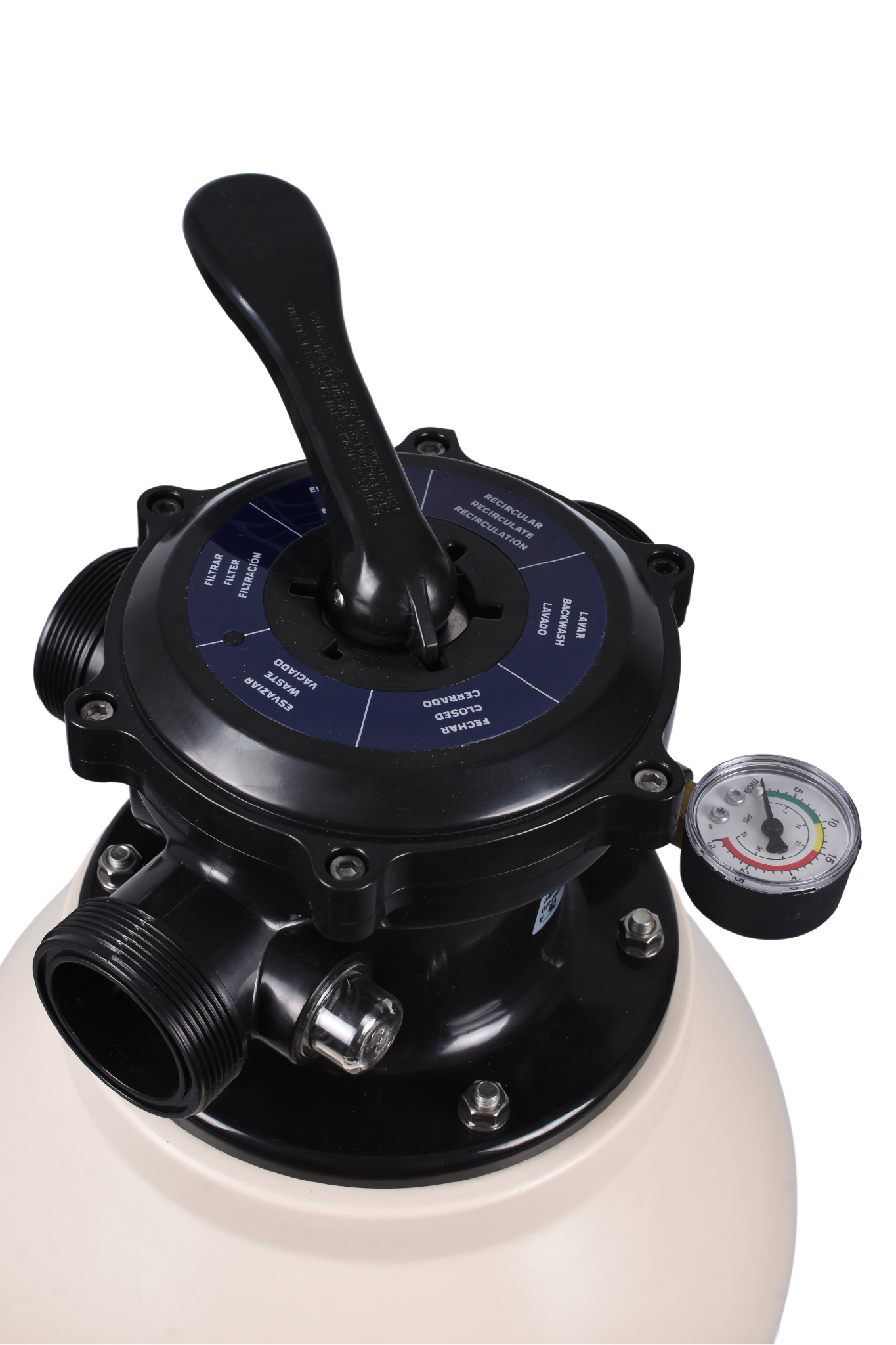 Filtro Arena Nataclor N-30 C/Válvula 1 1/2 + 3 enlaces