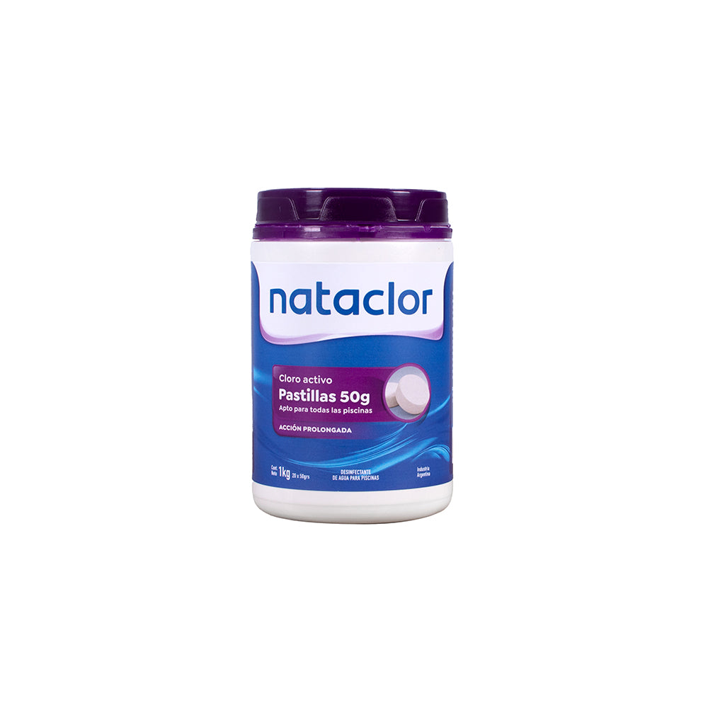 Pastillas de Cloro de 50gr Nataclor 1kg